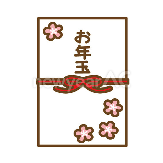 イラスト お年玉袋 No 無料年賀状素材22 令和4年 寅年 とら 年賀状ac