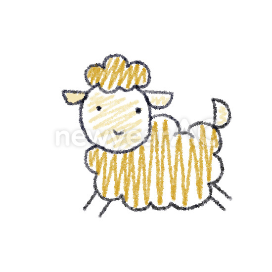 羊イラスト　7