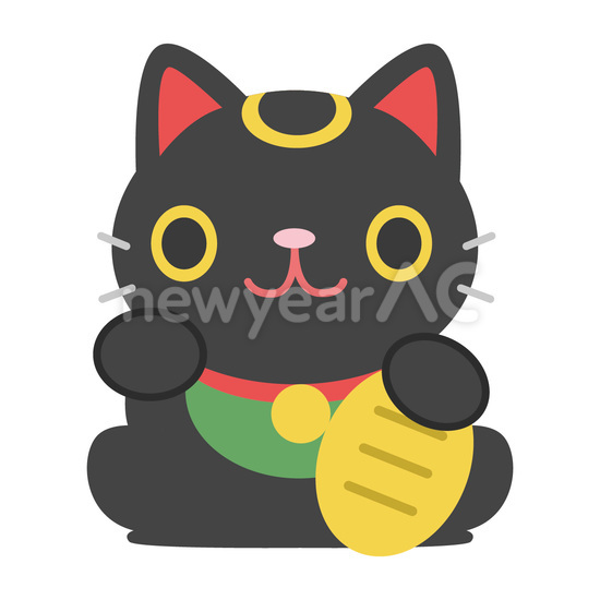 黒い招き猫