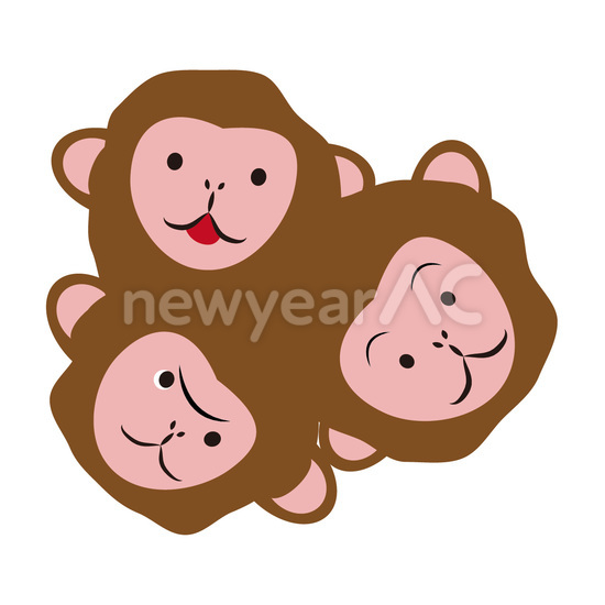 3匹の猿