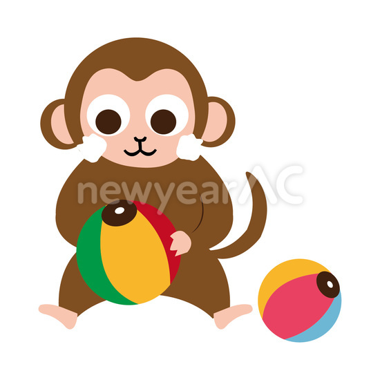 猿と鞠