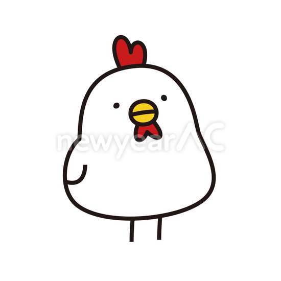 かわいい小さな鶏可愛いキャラクターベクトルイラストデザインの
