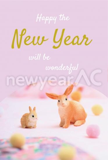 シュライヒ　2匹のうさぎ　パステルカラー