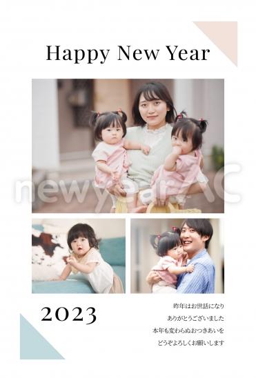 写真フレーム年賀状　フォトコーナー