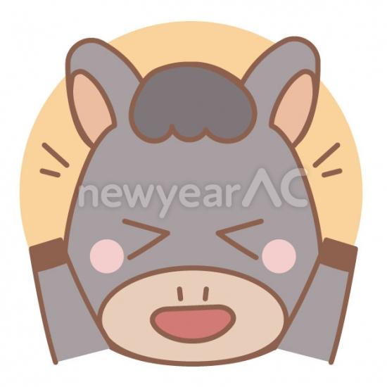 万歳する馬