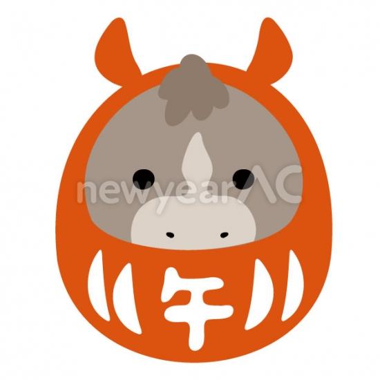 だるまの馬