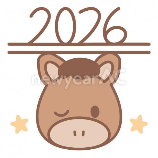 馬と2026のロゴ