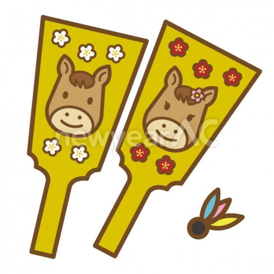 午、羽子板