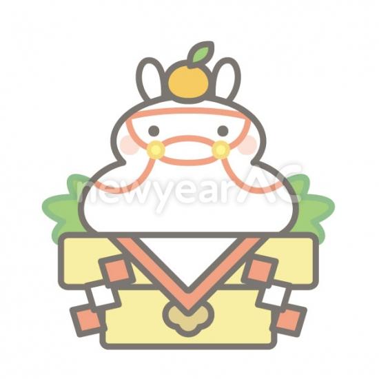 午の鏡もち