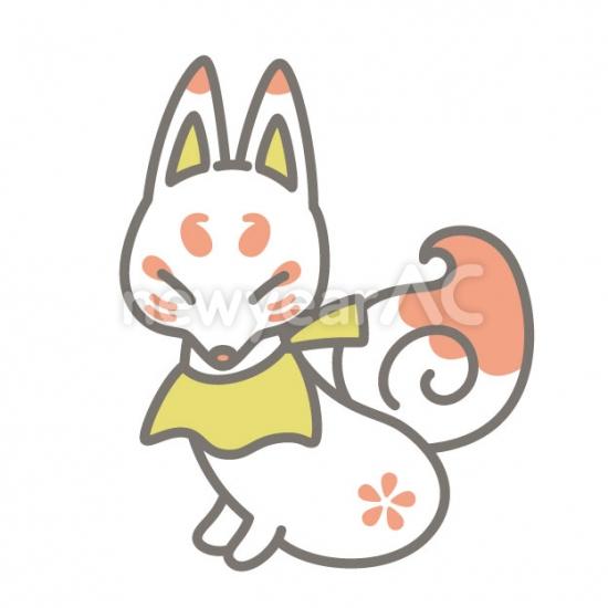 お狐様　金