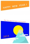 HAPPY NEW YEAR　富士山1