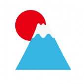 富士山と日の出