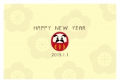 HAPPY NEW YEAR　赤い達磨