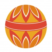 黄色い毬