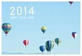 無数の気球と2014