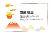 日の出と富士