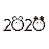 ネズミの年賀状素材一覧 2021年の無料年賀状デザインなら年賀状ac