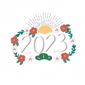 花フレームの2023