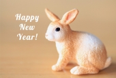 シュライヒ　うさぎ　HAPPY NEW YEAR