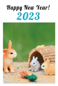 シュライヒ　巣穴の3匹のうさぎ　2023