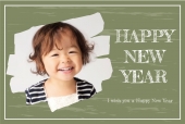 謹賀新年の文字と正座した辰