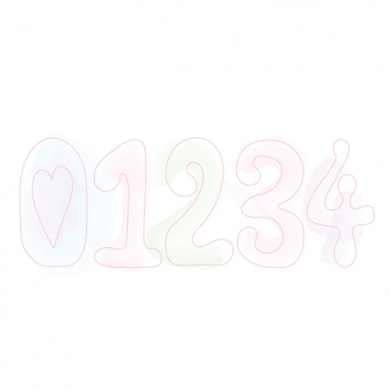 0から4の数字
