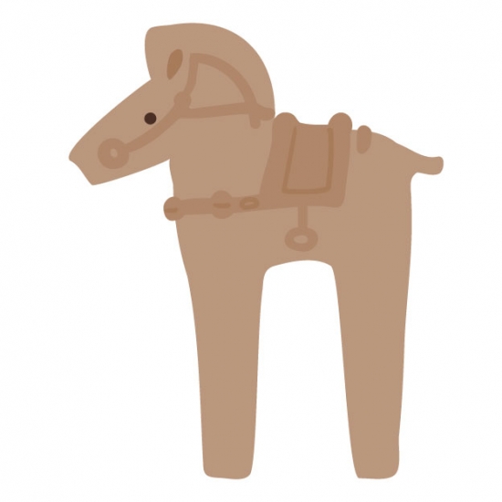 埴輪の馬